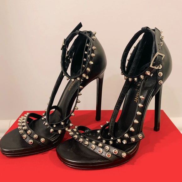 Saint Laurent Jane Studded Sandal - Picture 2 of 7